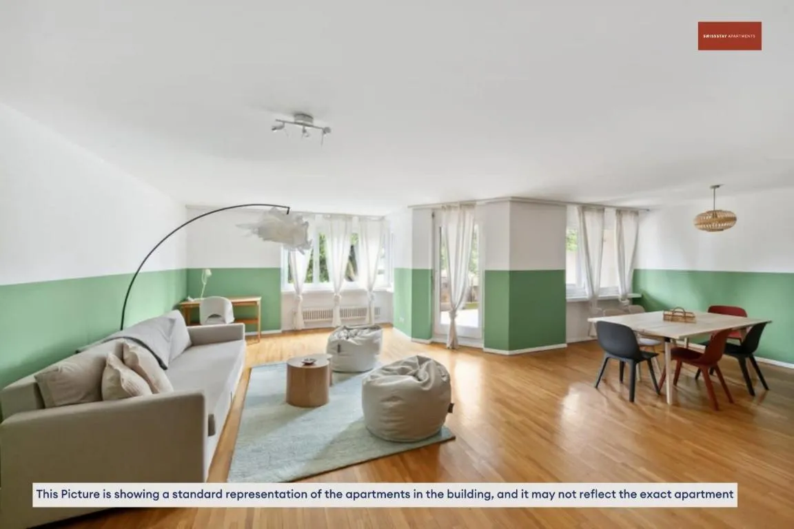 Image of Chic 3-Bedroom Apartment Near Zurich Center