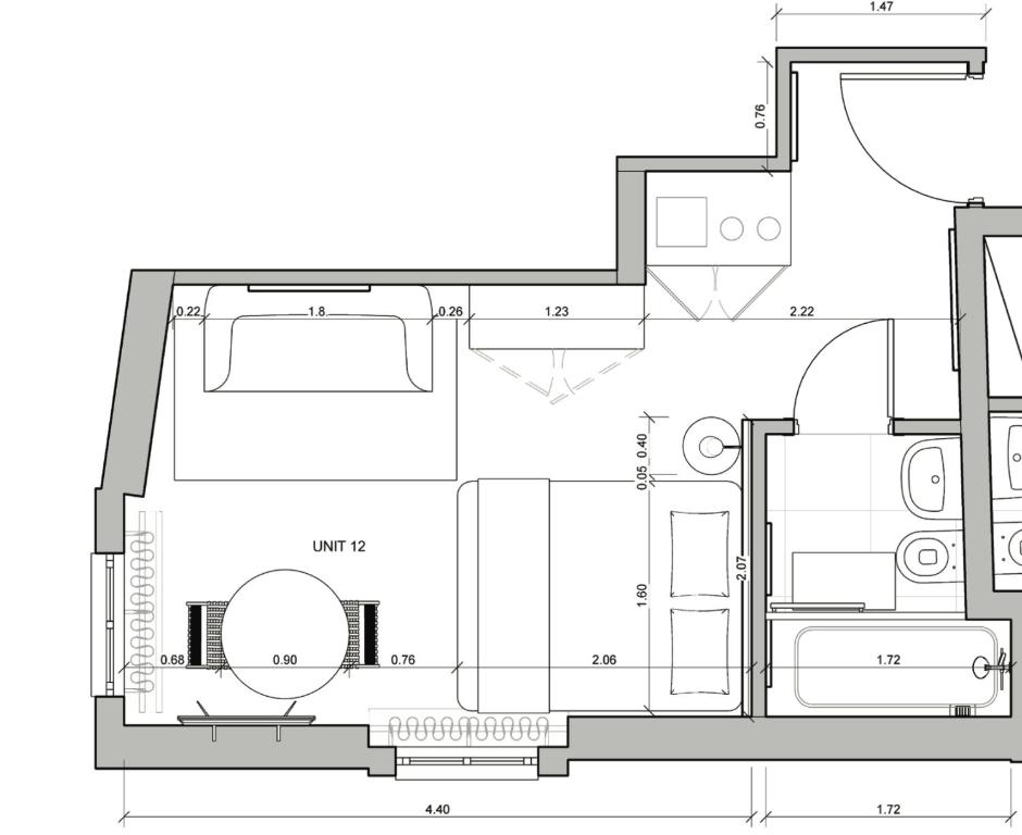 Cozy Studio Apartment Unit 12 in Center of Zurich