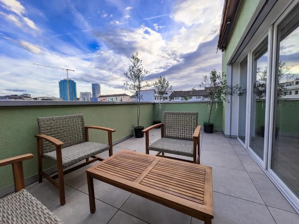 Image of Skyline Rooftop Suite with 2 Balconies -401-